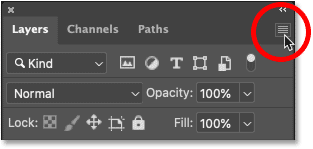 layers panel menu icon