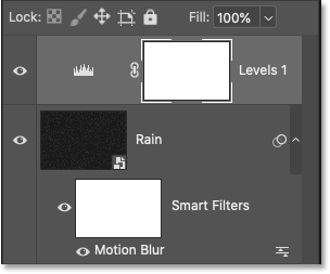 levels adjustment layer