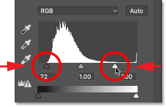 levels sliders