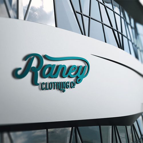 موکاپ لوگو تابلو برجسته