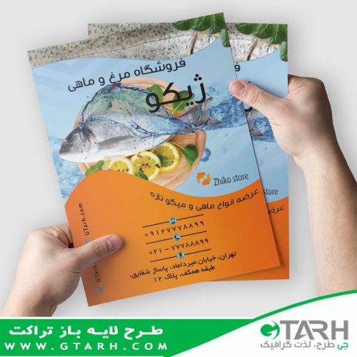 تراکت مرغ و ماهی