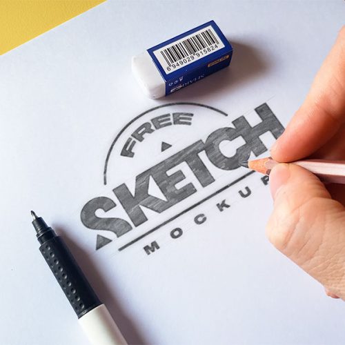 موکاپ اتود دستی